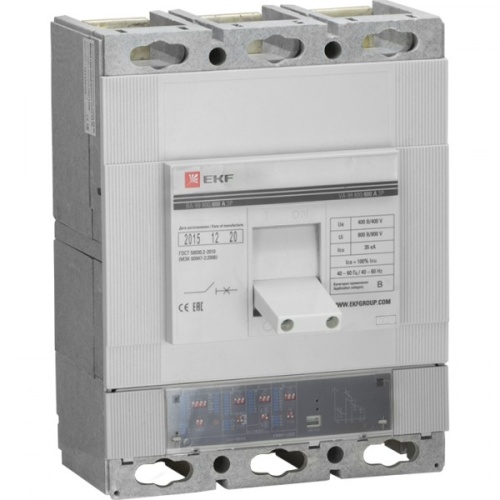 Автоматический выключатель ВА-99 800/800А 3P 35кА с электронным расцепителем EKF PROxima | код. mccb99-800-800e | EKF 